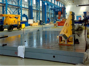 大型鑄鐵T型槽拼接平臺